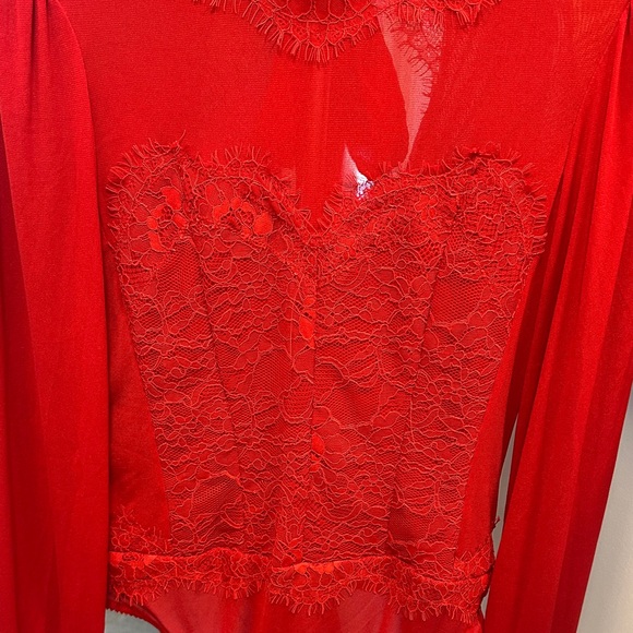 ROMANTIC 💘 Free People Intimately Sweet Nothings Bodysuit Size Large - Picture 5 of 8